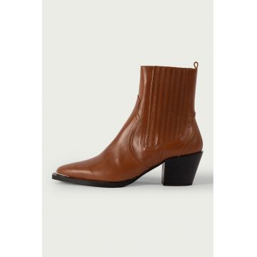 Botine din piele Western