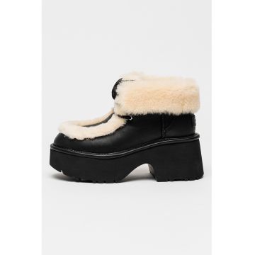 Botine masive cu detalii din blana Esmee