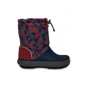 Cizme  Crocband Lodgepoint Graphic Boot - US Albastru - Navy/Pepper