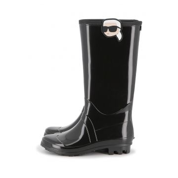 Cizme cu detaliu logo