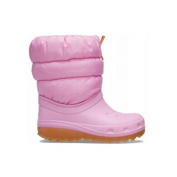 Cizme De Zapada Slip-on Copii - Classic Neo Puff Boot - Roz