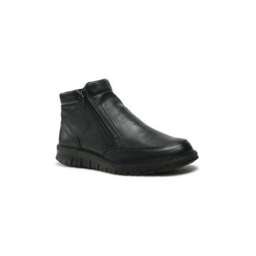 Ghete barbati -  303057 - Piele naturala - Negru