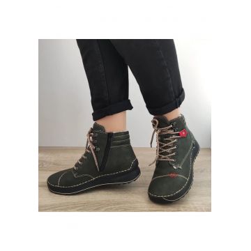 Ghete Casual Dama  51545-54 Verzi - Green Ghete Casual Dama  51545-54 Verzi - Green