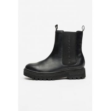 Ghete Chelsea de piele