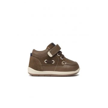 Ghete copii -  61217 - Piele naturala - Maro