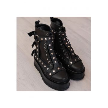 Ghete Dama  - Blackout - Black - marimea 36 - 22.5 cm Ghete Dama  - Blackout - Black - marimea 36 - 22.5 cm