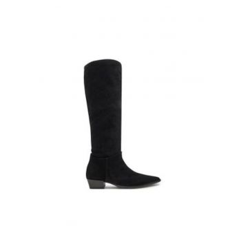 Ghete de dama -  304622960 - piele naturala - negru -