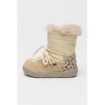 Ghete de iarna cu piele intoarsa si tehnologie Gore-Tex