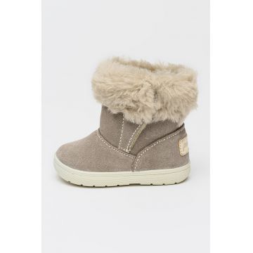 Ghete de piele intoarsa - fara inchidere