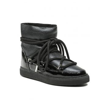 Ghete de zapada pentru femei -  303117146 - piele naturala - negru