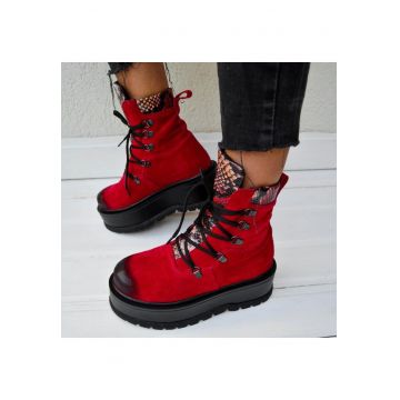 Ghete flatform cu inchidere cu siret Bari