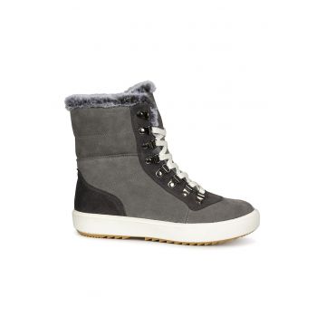 Ghete impermeabile de piele intoarsa Korinna