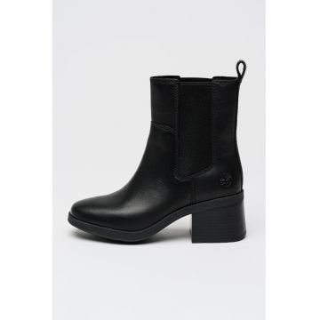 Botine Chelasea cu toc masiv Bellevaux