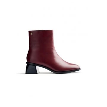 Botine de piele cu fermoar Pierz