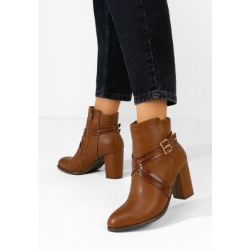 Botine elegante Caidesa camel