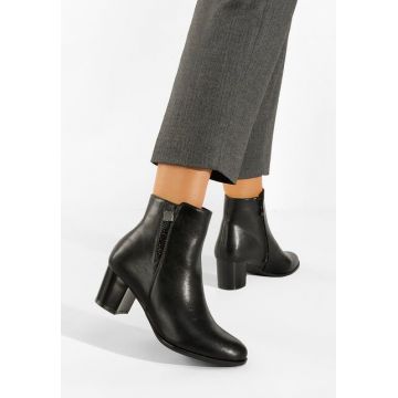 Botine elegante negre Granadia
