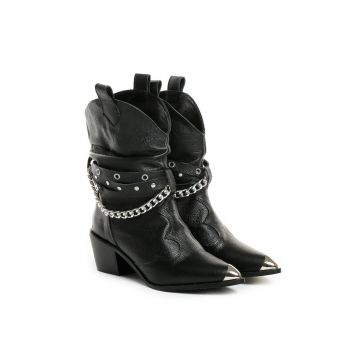 Ciocate Inferno Piele Bizonata Neagra