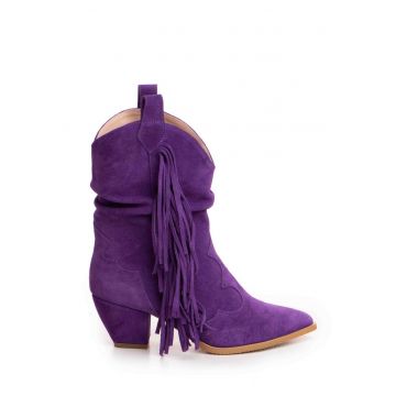 Ciocate Lituania Mov Inchis Piele Intoarsa