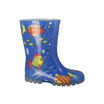 Cizme copii -  Cauciuc - Bleumarin -