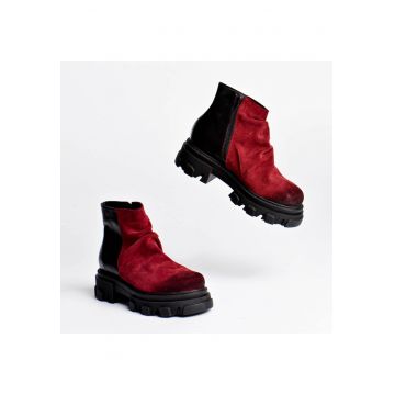 Ghete Andorra in Doua Culori Rosu