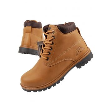 Ghete barbati -  Piele sintetica - Maro -