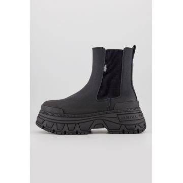 Ghete Chelsea de piele ecologica Fusion