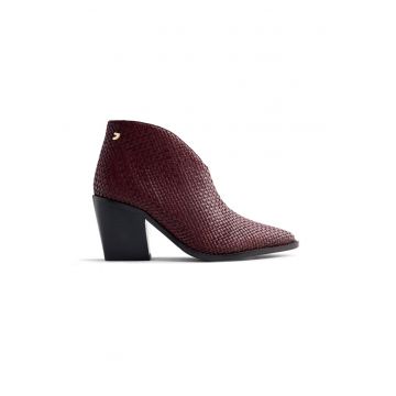 Ghete de piele cu toc masiv Erhard