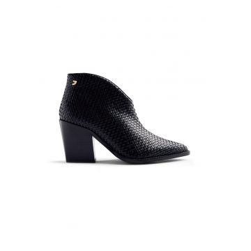 Ghete de piele cu toc masiv Erhard