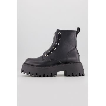 Ghete de piele ecologica cu inchidere cu fermoar Aspen