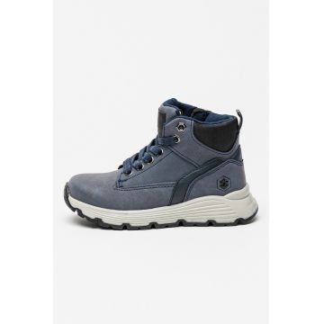 Ghete de piele ecologica cu sireturi