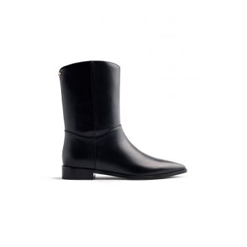 Ghete de piele ecologica cu varf ascutit Ghete de piele ecologica cu varf ascutit