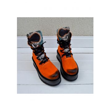 Ghete flatform cu inchidere cu siret Bari