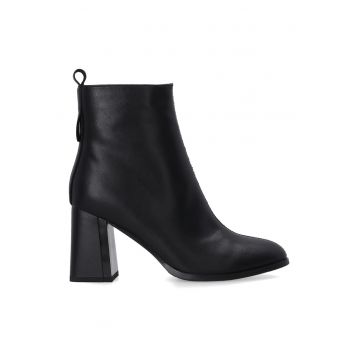 Ghete negre elegante din piele naturala