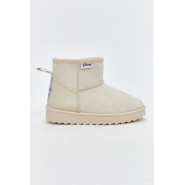 Ghete slip-on cu imprimeu cu Minnie Mouse si Daisy Duck