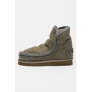 Ghete slip-on de piele intoarsa cu detalii stralucitoare Eskimo 18