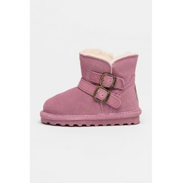 Ghete slip-on de piele intoarsa Katya