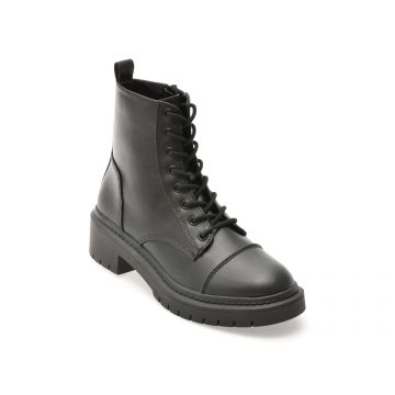 Bocanci ALDO negri, GOER 001, din piele ecologica