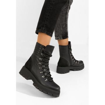 Bocanci dama piele Shela negri