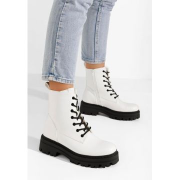 Bocanci damă Rasheeda albi