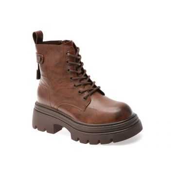 Bocanci FLAVIA PASSINI maro, 99025, din piele naturala