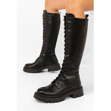 Bocanci inalti de dama Hetie negri