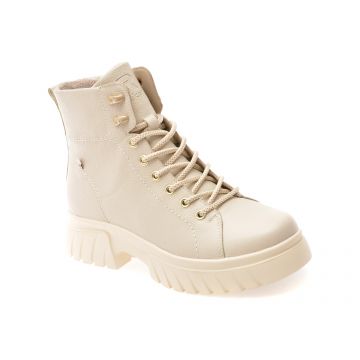 Bocanci RIEKER gri, W1877, din piele naturala