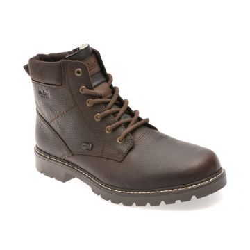 Bocanci RIEKER maro, 38842, din piele naturala