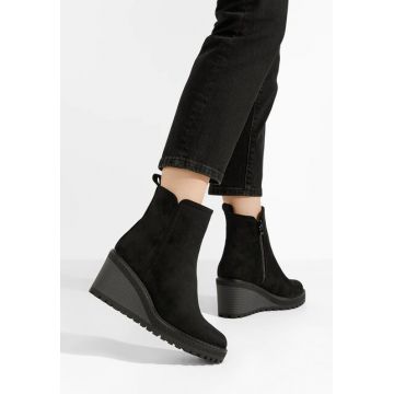 Botine cu platforma Chetana V2 negre