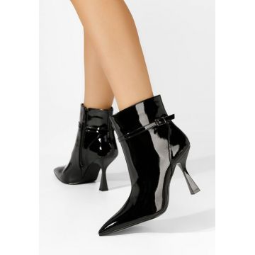 Botine cu toc cui Oiivia negre