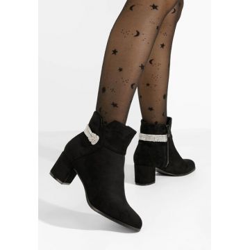 Botine dama elegante Helme negre