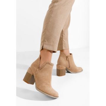 Botine de toamna Lucira kaki