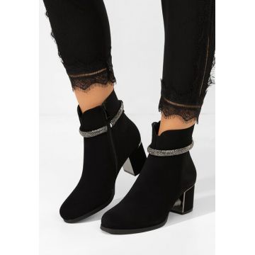 Botine elegante Aliena negre Botine elegante Aliena negre