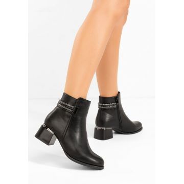 Botine elegante Amanda V2 negre