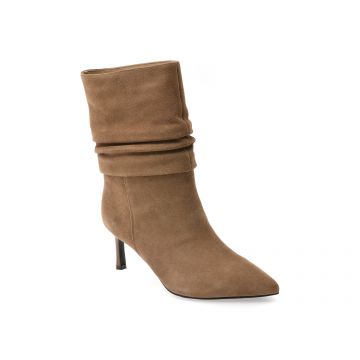 Botine elegante FLAVIA PASSINI gri, 83315, din piele intoarsa